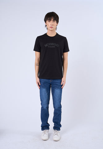 Mossimo Kael Black Round Neck Musle Fit Tee