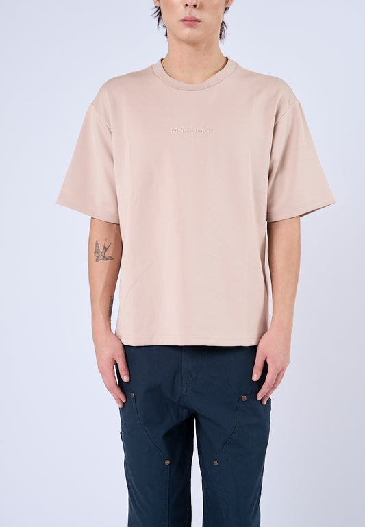 Mossimo Korrin Khaki Round Neck Modified Modern Fit Tee