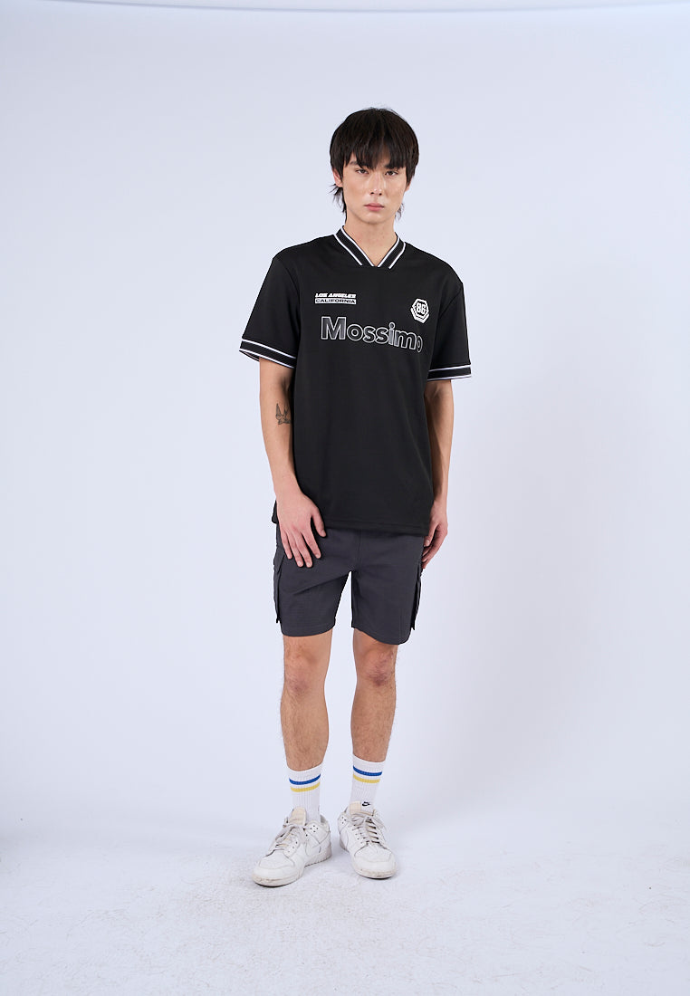 Mossimo Brevin Black V-Neck Modern Fit Tee