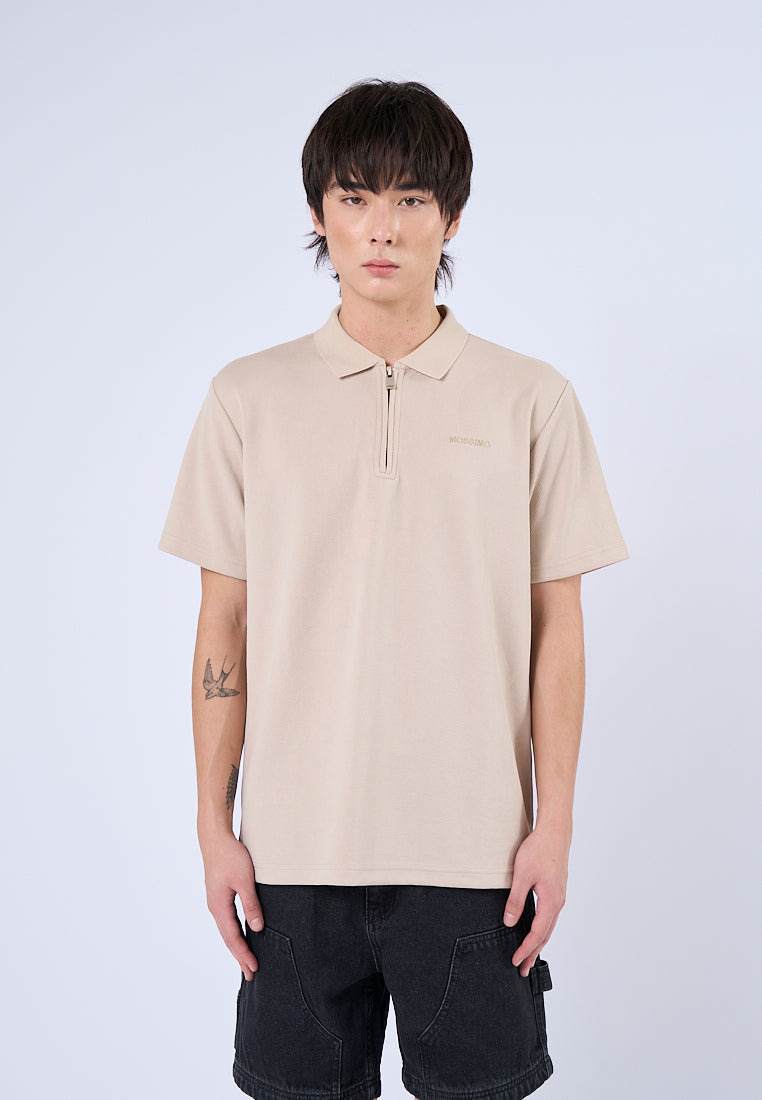 Mossimo Marius Light Brown Comfort Polo Shirt