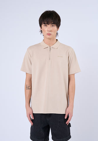 Mossimo Marius Light Brown Comfort Polo Shirt