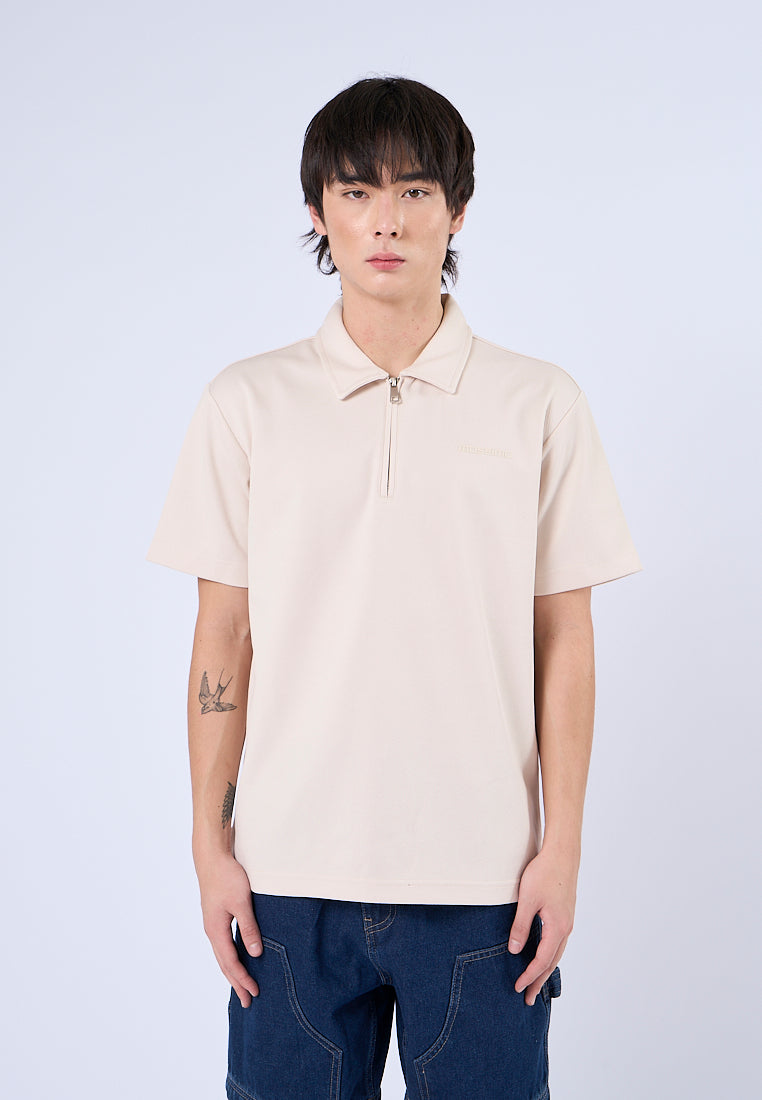 Mossimo Romeo Beige Comfort Polo Tee