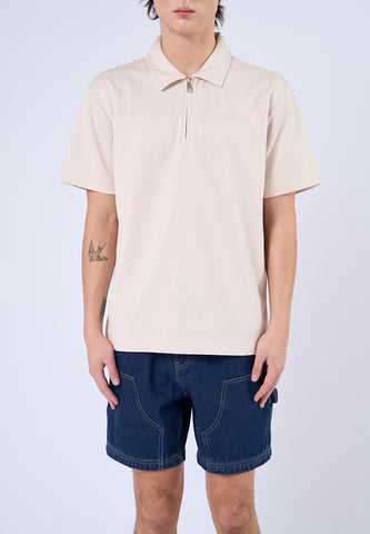 Mossimo Romeo Beige Comfort Polo Tee