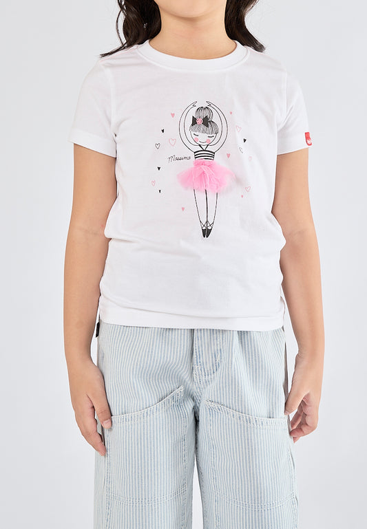 Mossimo Kids Akira White Basic Tshirt