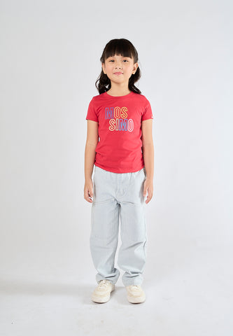 Mossimo Kids Noemi Dark Pink Basic Tshirt