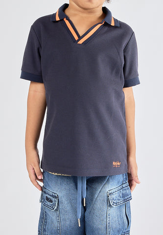 Mossimo Kids Henry Dark Blue Collar Polo