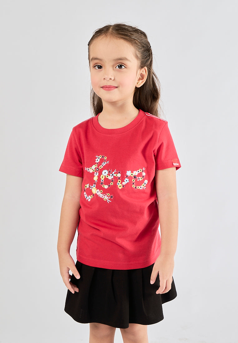Mossimo Kids Joanna Dark Pink Basic Tshirt