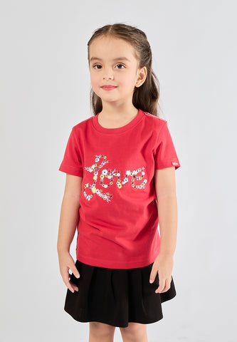 Mossimo Kids Joanna Dark Pink Basic Tshirt