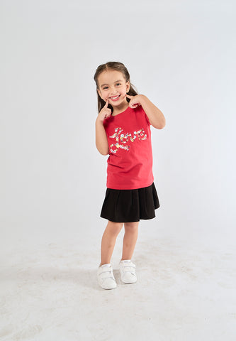 Mossimo Kids Joanna Dark Pink Basic Tshirt