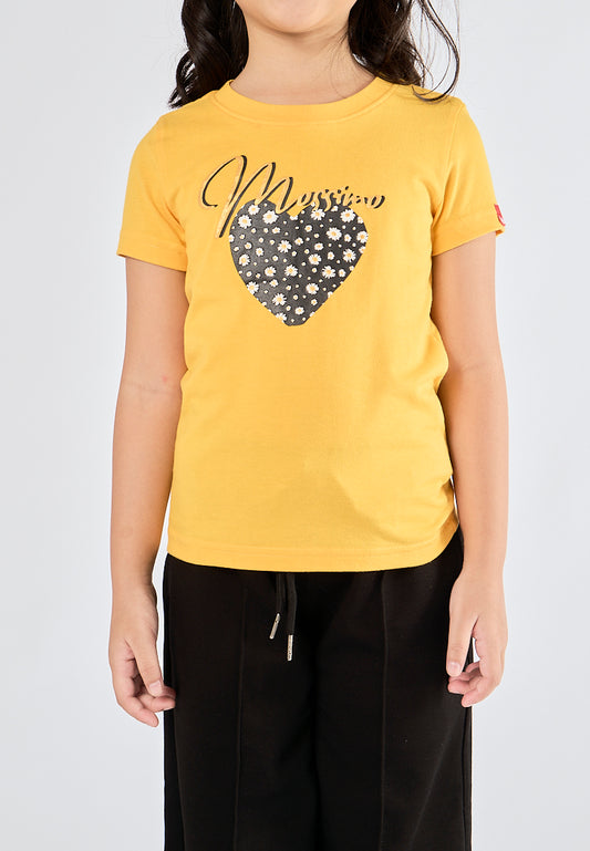 Mossimo Kids Aiza Yellow Basic Tshirt