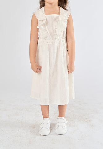 Mossimo Kids Bernadette White Lace Square Neck Dress