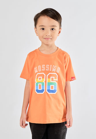 Mossimo Kids Darell Flame Orange Basic Tshirt