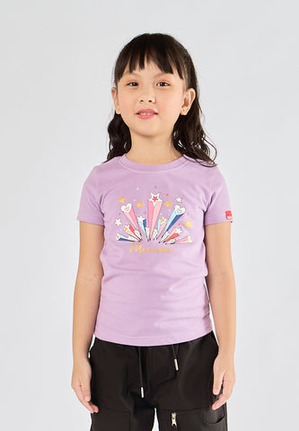 Mossimo Kids Jessica Light Purple Basic Tshirt