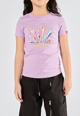 Mossimo Kids Jessica Light Purple Basic Tshirt