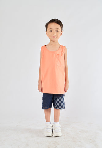 Mossimo Kids Jessie Apricot Orange Sleeveless Top