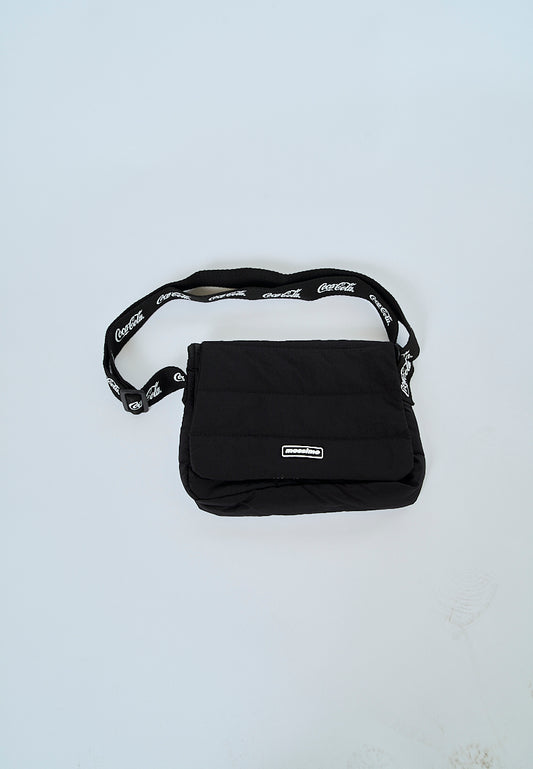 Mossimo Black Coca Cola Poofy Bag