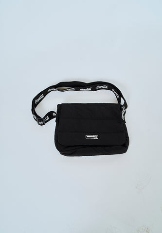 Mossimo Black Coca Cola Poofy Bag
