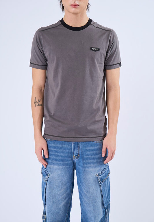 Mossimo Jonathan Gray Muscle Fit Tee