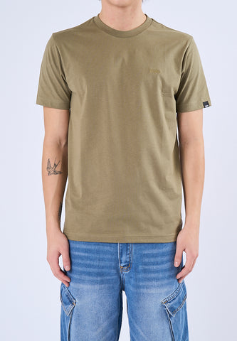 Mossimo Carter Green Muscle Fit Tee