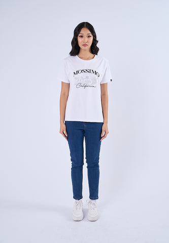 Mossimo Zoey White Classic Fit Tee
