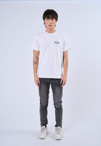 Mossimo Renzo White Musle Fit Tee