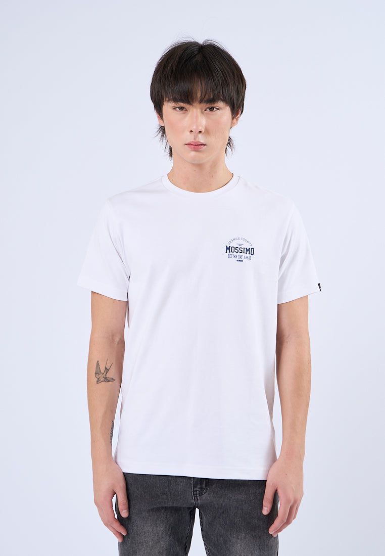 Mossimo Renzo White Musle Fit Tee