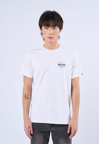 Mossimo Renzo White Musle Fit Tee