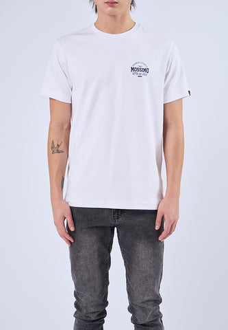 Mossimo Renzo White Musle Fit Tee