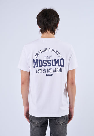 Mossimo Renzo White Musle Fit Tee