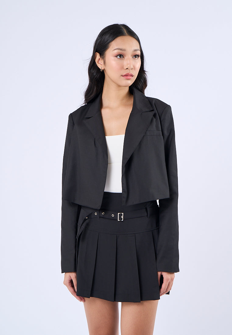 Mossimo Kiara Black Cropped Jacket