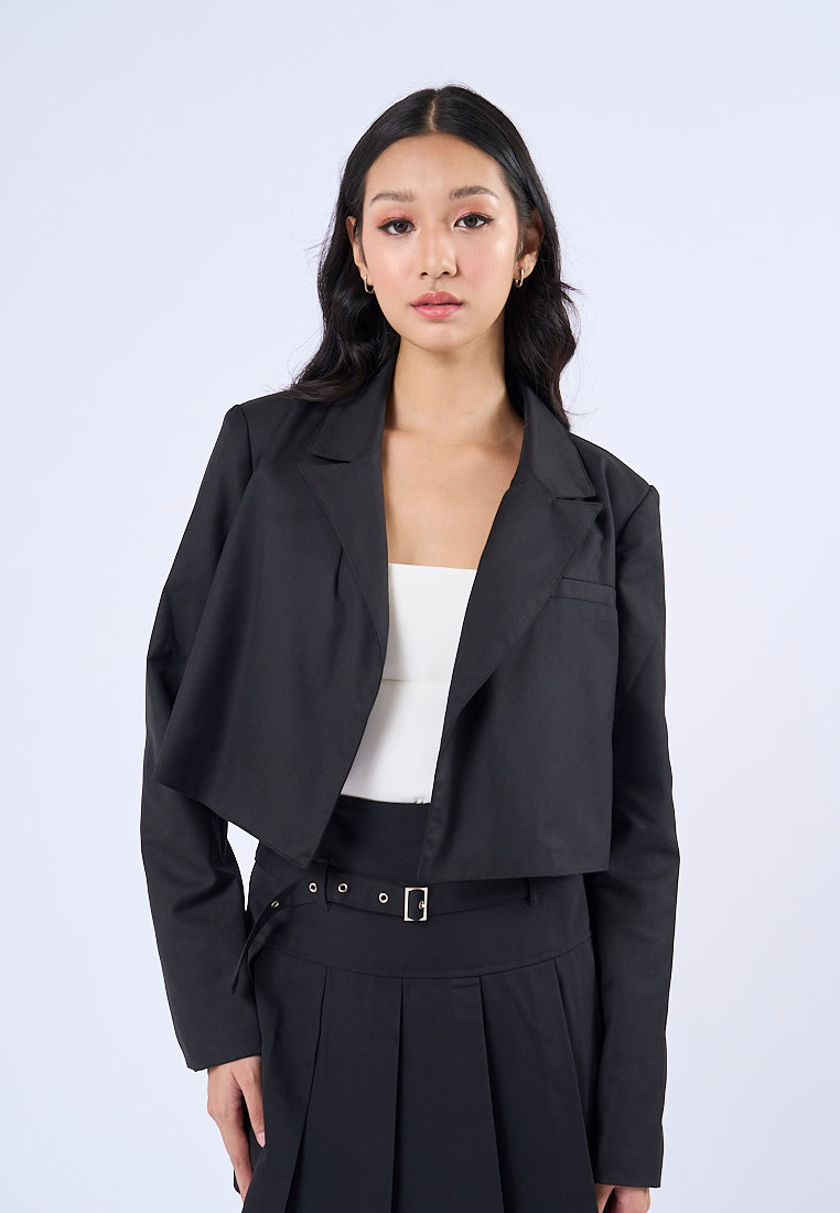 Mossimo Kiara Black Cropped Jacket