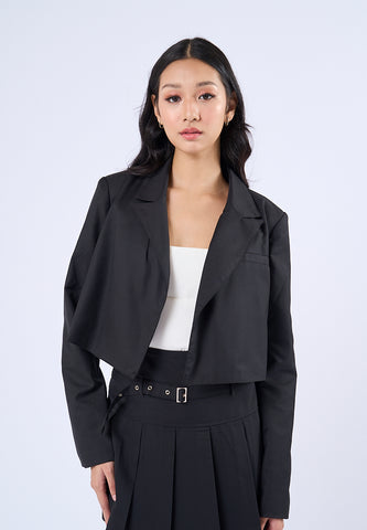 Mossimo Kiara Black Cropped Jacket