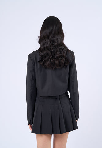 Mossimo Kiara Black Cropped Jacket
