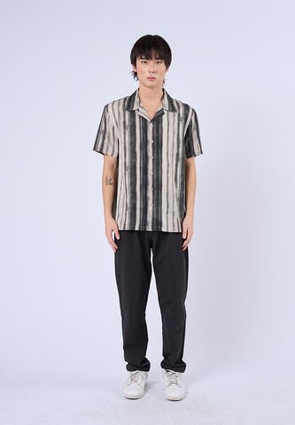 Mossimo Zorro Black Woven Short Sleeves Comfort Fit Fashion Top