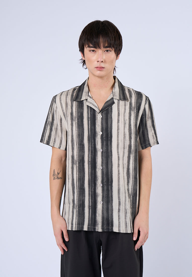 Mossimo Zorro Black Woven Short Sleeves Comfort Fit Fashion Top