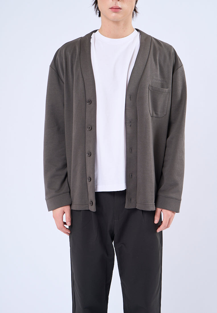 Mossimo Declan Dark Gray Baggy Kimono Jacket