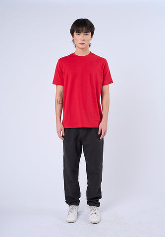 Mossimo Jalen Red Round Neck Classic Fit Tee