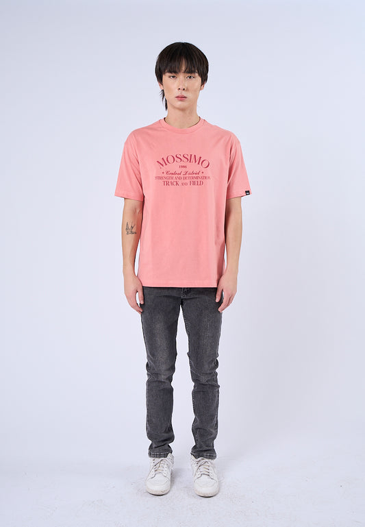 Mossimo Clayton Lobster Bisque Urban Fit Tee