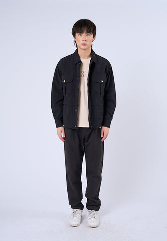 Mossimo Louis Black Baggy Fit Jacket