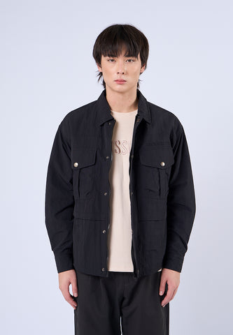 Mossimo Louis Black Baggy Fit Jacket