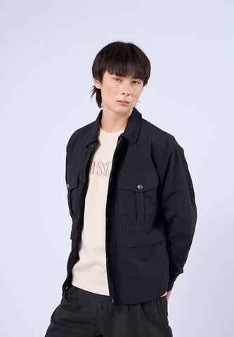 Mossimo Louis Black Baggy Fit Jacket