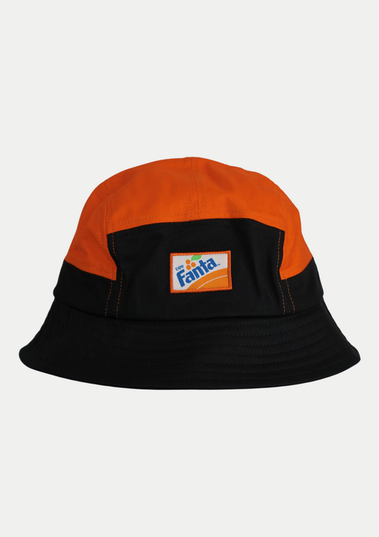 Mossimo Orange Black Fanta Bucket Hat