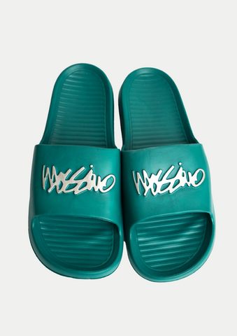 Mossimo Jess Dark Green Premium Mens Slides