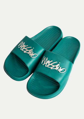 Mossimo Jess Dark Green Premium Mens Slides