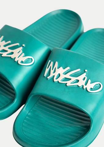 Mossimo Jess Dark Green Premium Mens Slides