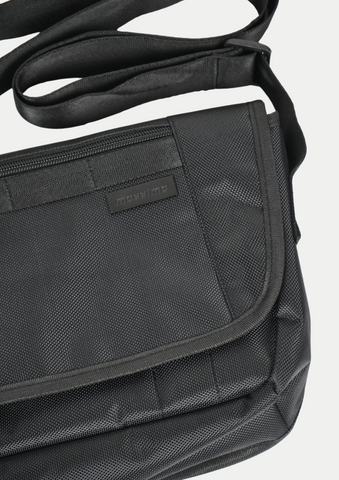 Mossimo Anton Black Messenger Bag