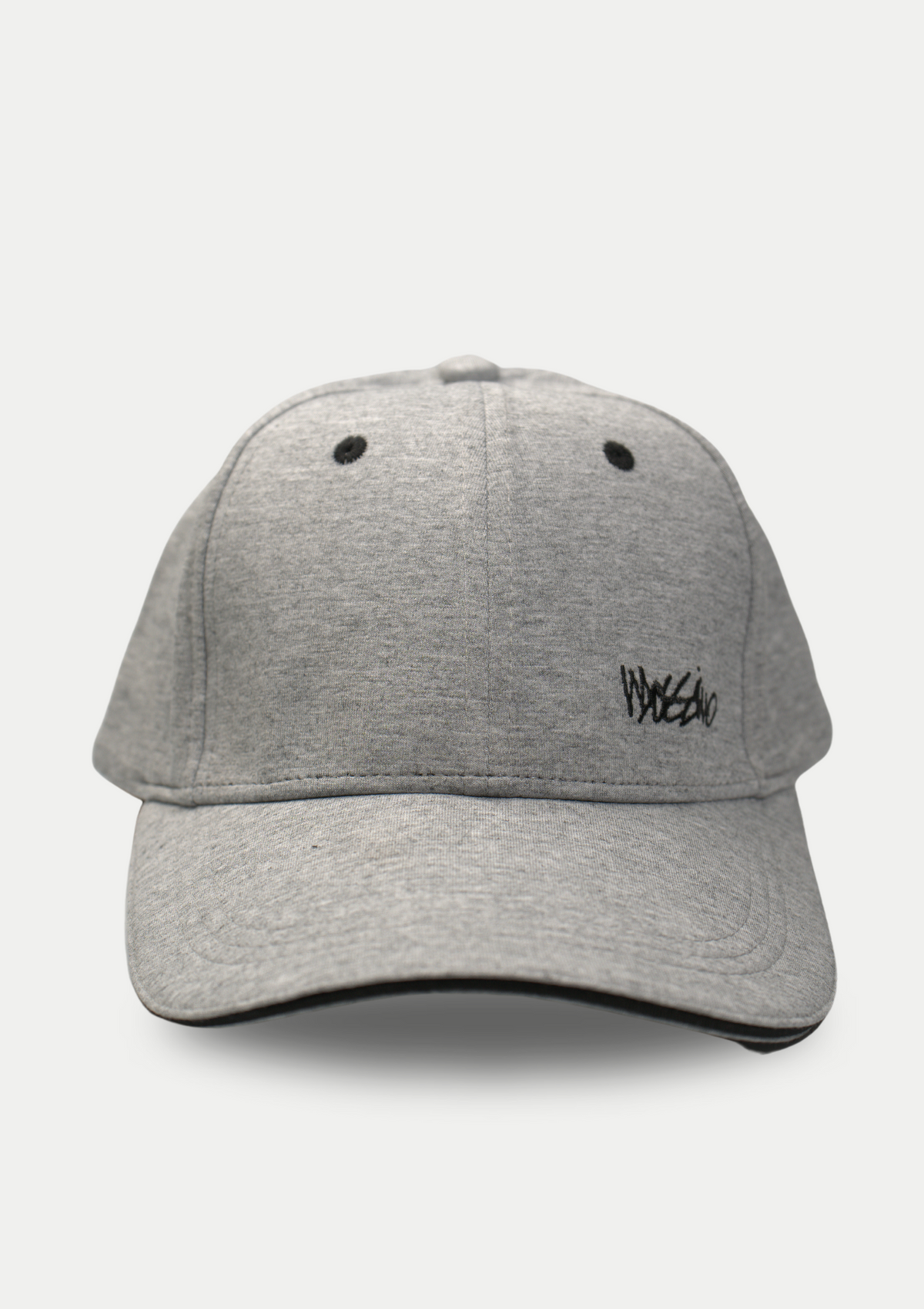 Mossimo Heather Gray Baseball Cap with Embroidery