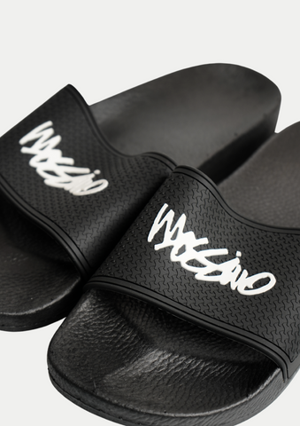 Black Mossimo Men's Rubber Slides
