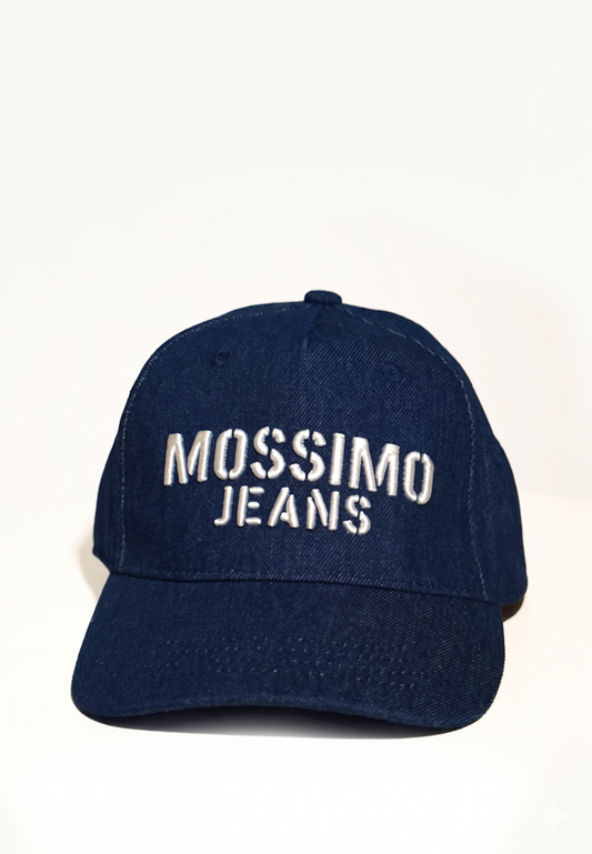 Mossimo Kids Navy Blue Embroidered Denim Cap