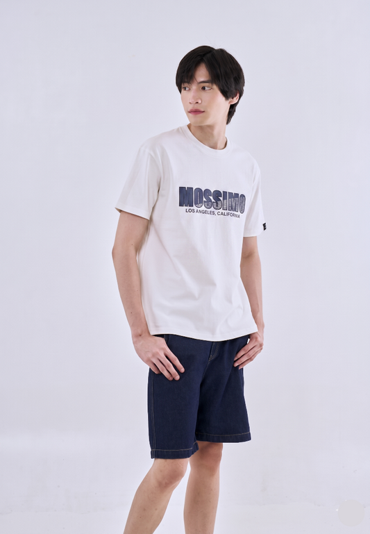 Mossimo Dashiell White Classic Fit Tee